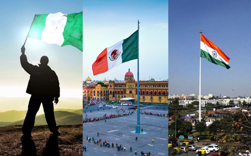 Nigeria, México y la India son algunos de los mercados emergentes más atractivos de la actualidad
