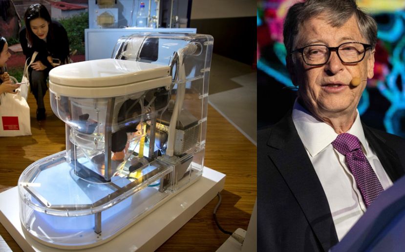 Bill Gates se ha propuesto reinventar los inodoros