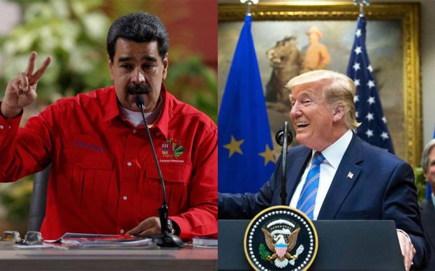 Nicolas Maduro y Donald Trump
