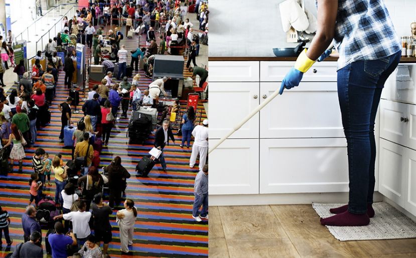 La limpieza de apartamentos de personas que migraron ya es negocio en Venezuela