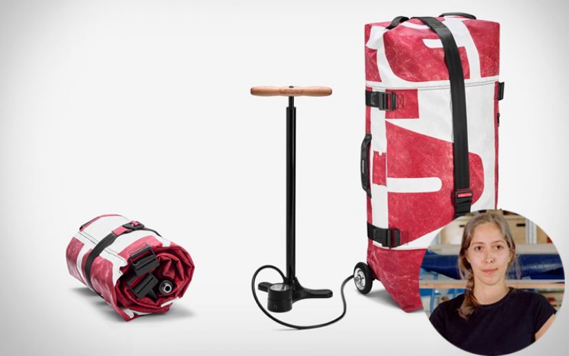 La maleta inflable y más productos que se pueden fabricar con lona